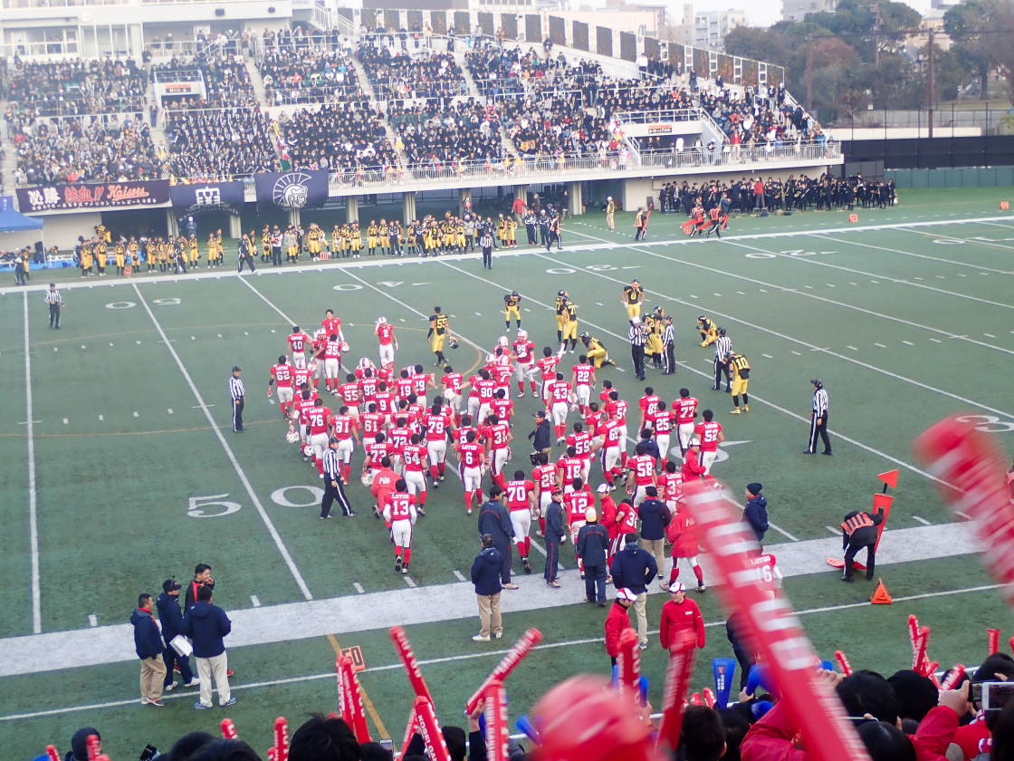 第４８回クリスマスボウル 全国高校アメリカンフットボール大会決勝戦 を観てきました Bad Boyの 目指せgood Boy化計画