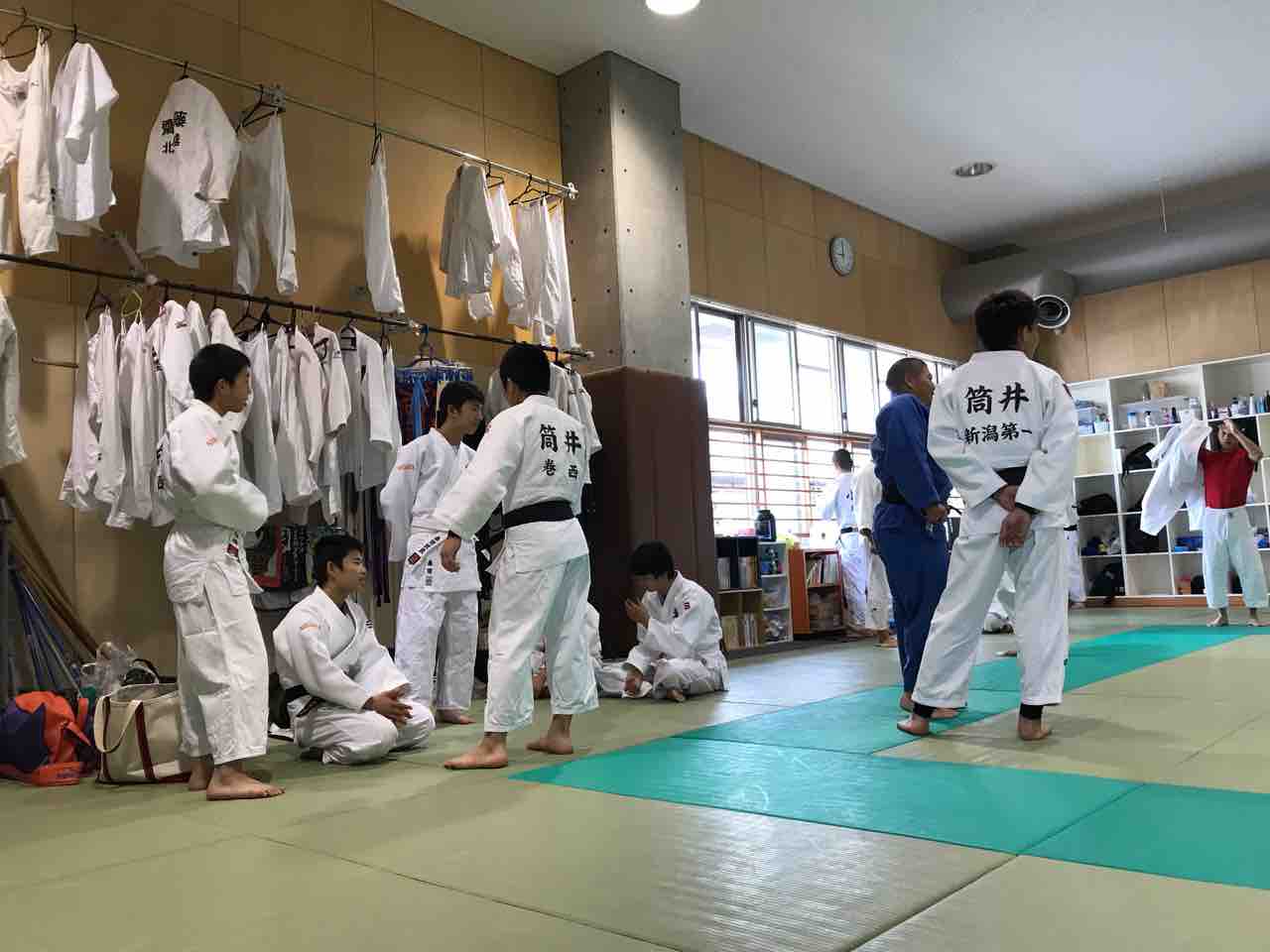北越高校出稽古 新潟市立巻西中学校 柔道部通信 北越高校出稽古 新潟市立巻西中学校 柔道部通信