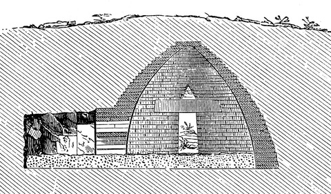 Schatzhaus_des_Atreus,_Querschnitt