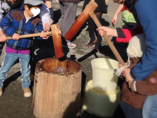餅つき