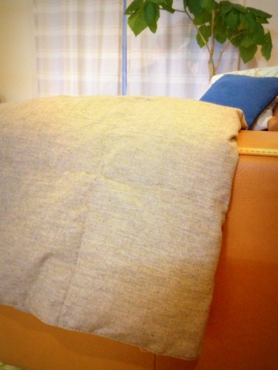 無印　フラノひざ掛け