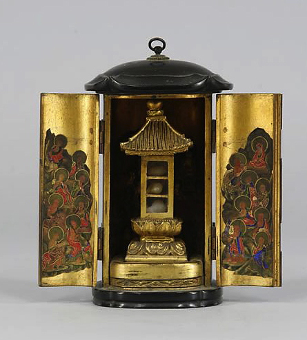 03-28：厨子入舎利塔 : 骨董・古美術品オークション 古裂會 ＜今日の逸品＞