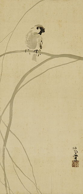 46回出品 竹内栖鳳 踈柳寒雀画幅 : 骨董・古美術品オークション 46回出品 竹内栖鳳 踈柳寒雀画幅 : 骨董・古美術品オークション