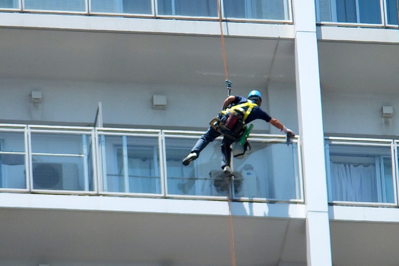 タワーマンションの外壁清掃 神戸市中央区 Kohの写真館