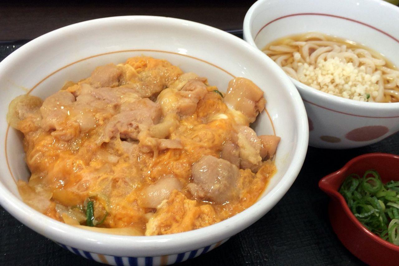 なか卯の親子丼 冷やし小うどんセット Kohの写真館