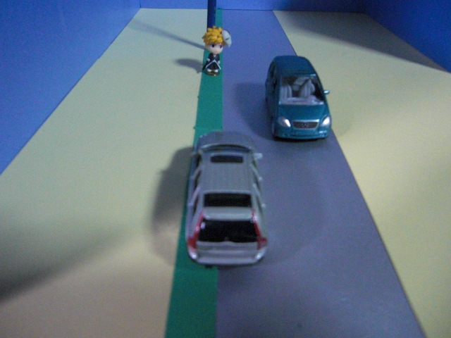 狭い道のすれ違い方 その３ 私設交通安全教室 高等部