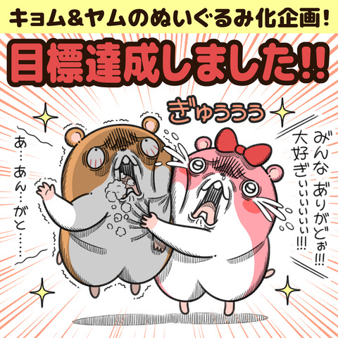 ぬいぐるみ目標達成1