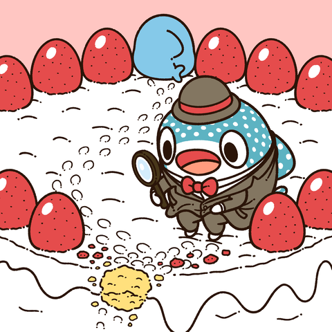 ケーキつまみ食い犯