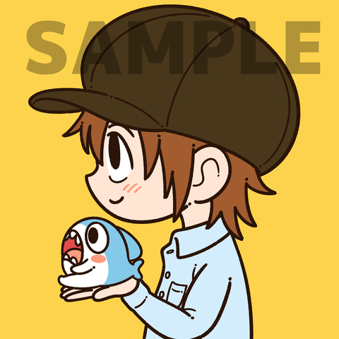 横顔アイコン（モモ）サンプル