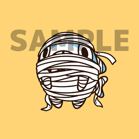 ハロウィンアイコン「ミイラ」サンプル