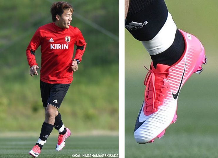 誰もが知ってる森島司選手‼️サッカースパイク　ナイキ　マジスタオーパス　日本未発売 U-20日本代表 着用スパイクデータ 【U-20ワールドカップ2017