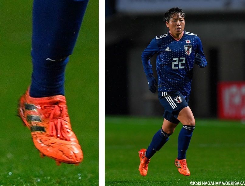 岩渕真奈サッカースパイク支給品実使用着用スパイク
