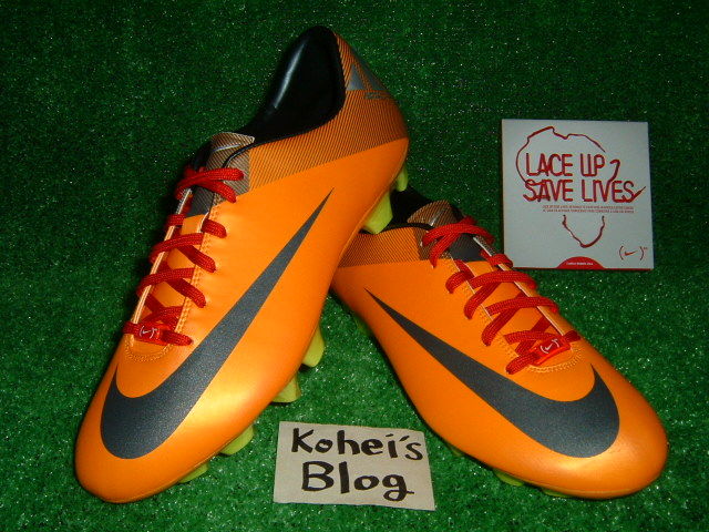 Nike Redシューレース マーキュリアルヴェイパー7 オレンジピール Kohei S Blog サッカースパイク情報ブログ