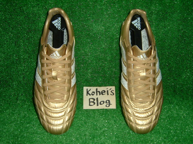 新品 アディダス　スパイク パティーク X Top ゴールド 正規品 26.0 adidas パティーク X TOP ランニングホワイト×メタリック