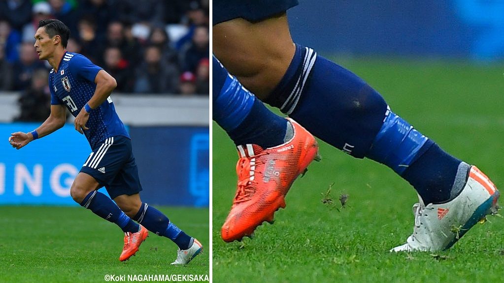 日本代表 vs ベルギー代表 着用スパイクデータ (2017年11月15日