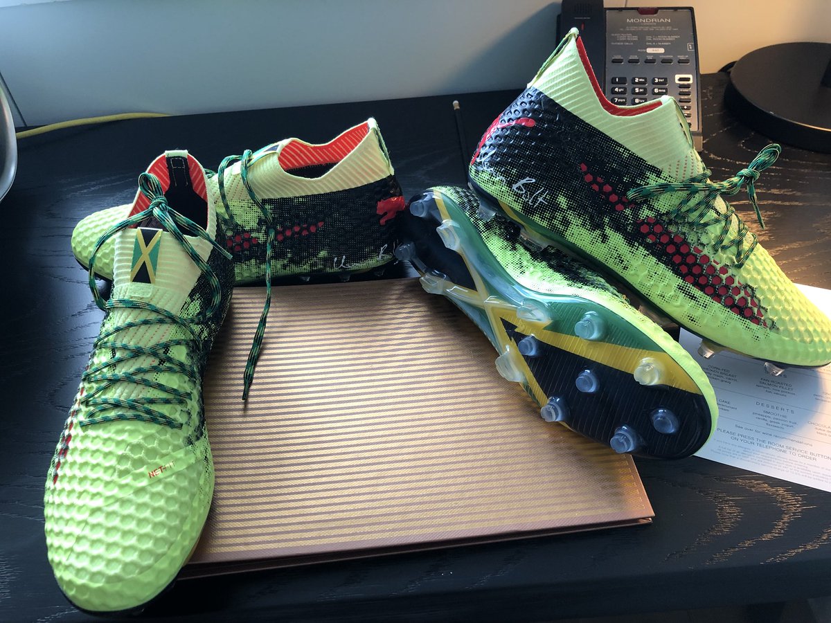 ウサイン・ボルト着用サッカースパイク PUMA フューチャー18.1 NETFIT 特別デザインが公開 : Kohei's BLOG サッカースパイク 情報ブログ