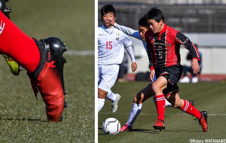 矢板中央 1-0 神村学園 着用スパイク 第96回全国高等学校サッカー