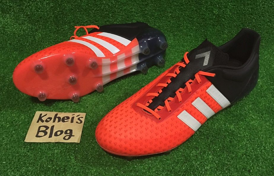 adidas エース15.1 と エース16.1 のFG/AGソールの進化過程 adidas エース15.1 と エース16.1 のFG/AGソールの進化過程