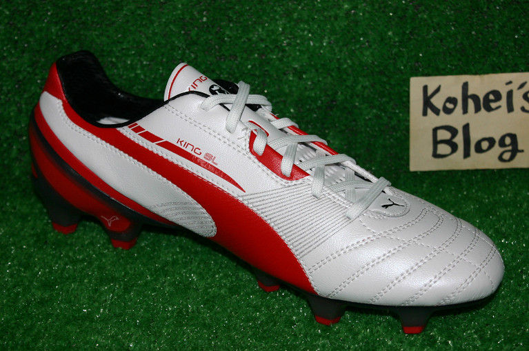 プーマキング SL PUMA プーマ キング SL i FG(メタリックホワイト×チームイタリア
