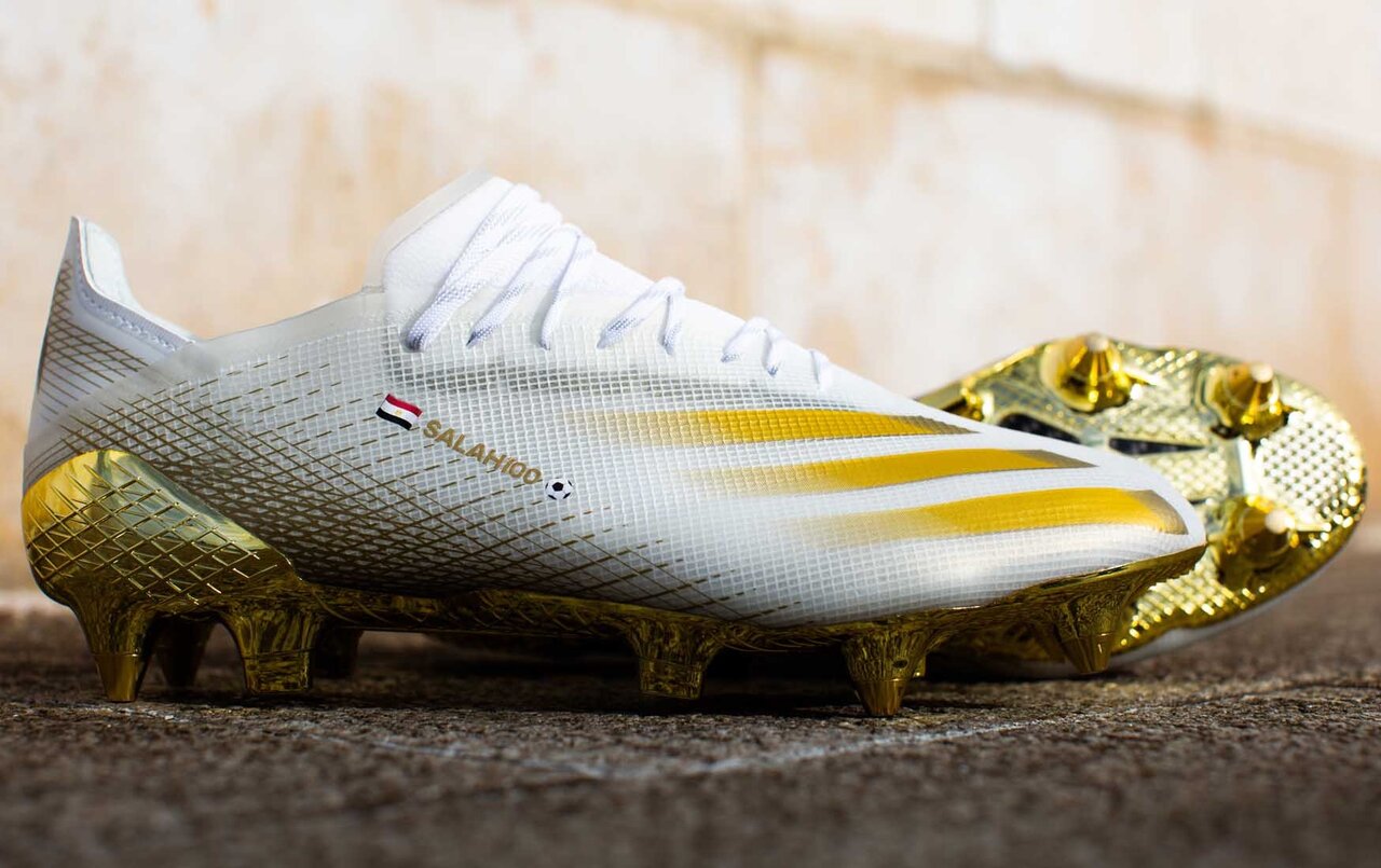 Fwサラーがリバプールでの公式戦100ゴール達成記念スペシャルスパイクを着用 Kohei S Blog サッカースパイク情報ブログ