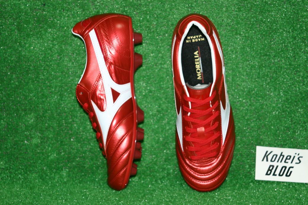 モレリア2 レッド/ホワイト限定色 25㎝ 詳細】 ミズノ モレリア2 (レッド×ホワイト) 限定カラー : Kohei's