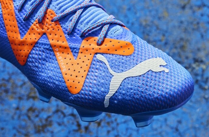 プーマフューチャーアルティメット FG スパイク 青・オレンジ PUMA プーマ フューチャー アルティメット FG/AG (ロングパイル