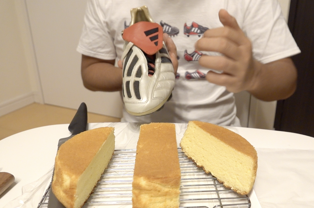 サッカースパイク型立体ケーキの作り方を解説 プレデターマニア編 Kohei S Blog サッカースパイク情報ブログ