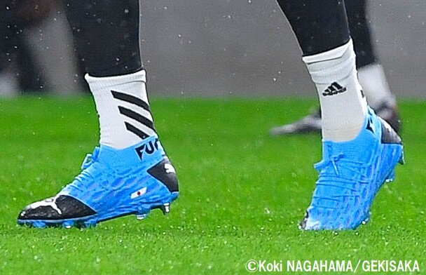 選手特注】【実使用】三浦弦太 特注 NIKE サッカースパイク 日本