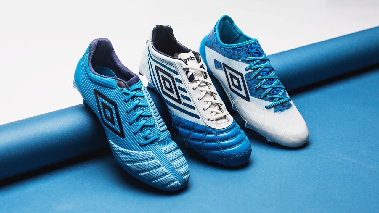 新色】 UMBROサッカースパイク Diva Blue Pack 海外限定