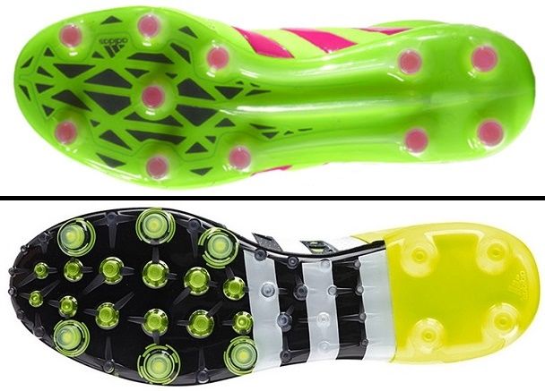 adidas エース15.1 と エース16.1 のFG/AGソールの進化過程 adidas エース15.1 と エース16.1 のFG/AGソールの進化過程