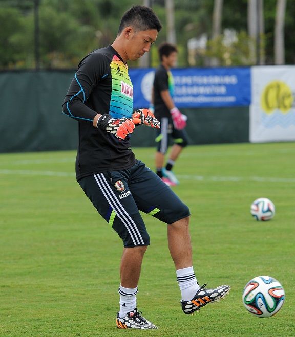サッカー日本代表GKブラジルw杯2014年ユニフォームグレー