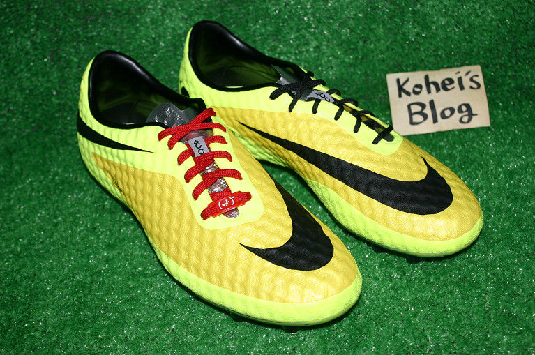 NIKE)REDシューレース + ハイパーヴェノムファントムHG