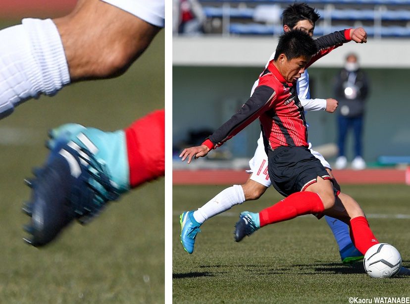 矢板中央 1-0 神村学園 着用スパイク 第96回全国高等学校サッカー