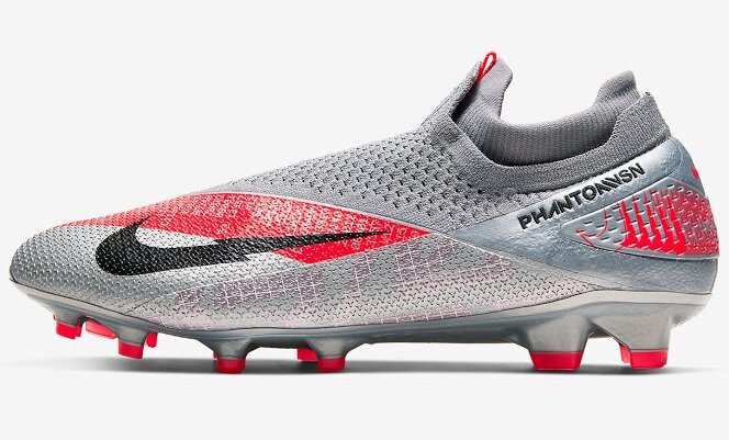 Nike Phantom Vision 赤/銀 FG 26 ファントムビ Nike Phantom Vision 赤/銀 FG 26 ファントムビ Nike Phantom
