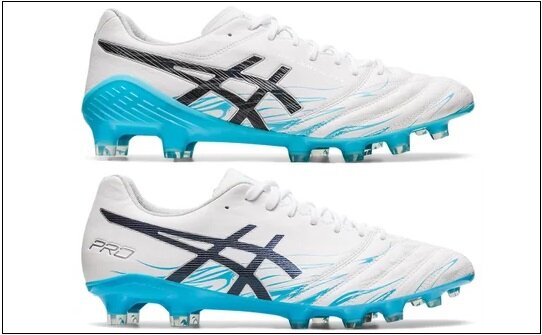 限定モデル ASICS X-FLY5 リミテッド 人口皮革 日本の伝統模様「矢絣（やがすり）」をモチーフにしたサッカー用