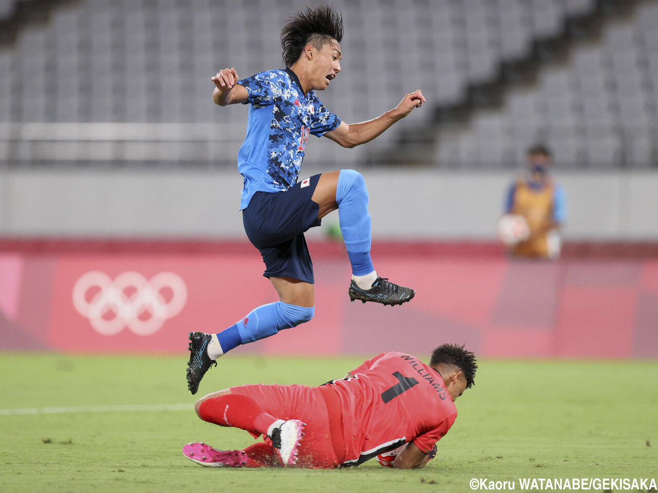 サッカー日本代表ユニフォーム 林大地選手実着用 MF/FW 林 大地(HAYASHI Daichi) | SAMURAI BLUE | 日本代表 | JFA.jp