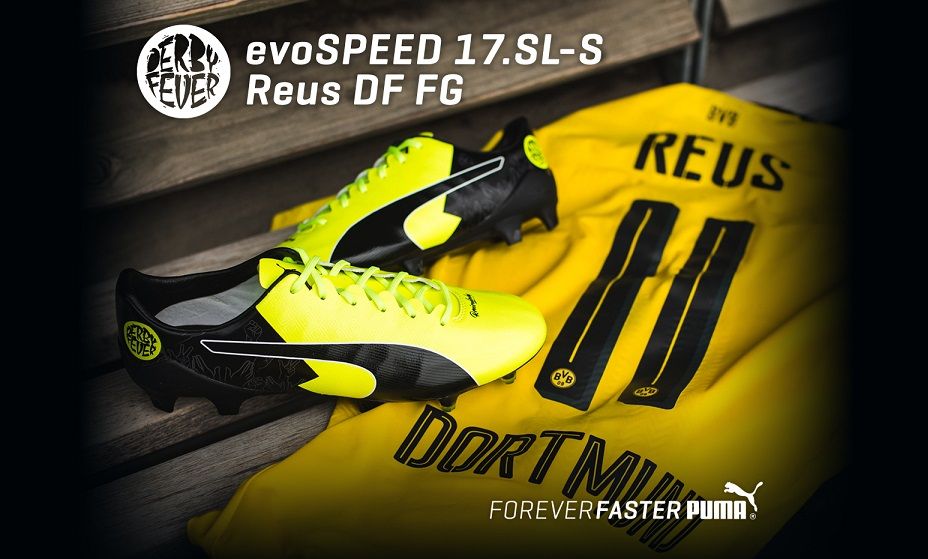 ロイス着用スパイク】 PUMA エヴォスピード 17.SL-S Reus DF FG