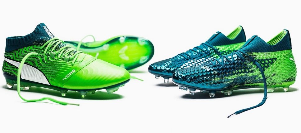 新色】 PUMA フューチャー18.1NETFIT & プーマワン18.1 Frenzy