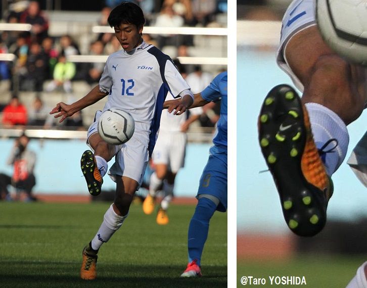 桐蔭学園 vs 桐光学園 着用スパイクデータ 【第96回全国高校サッカー