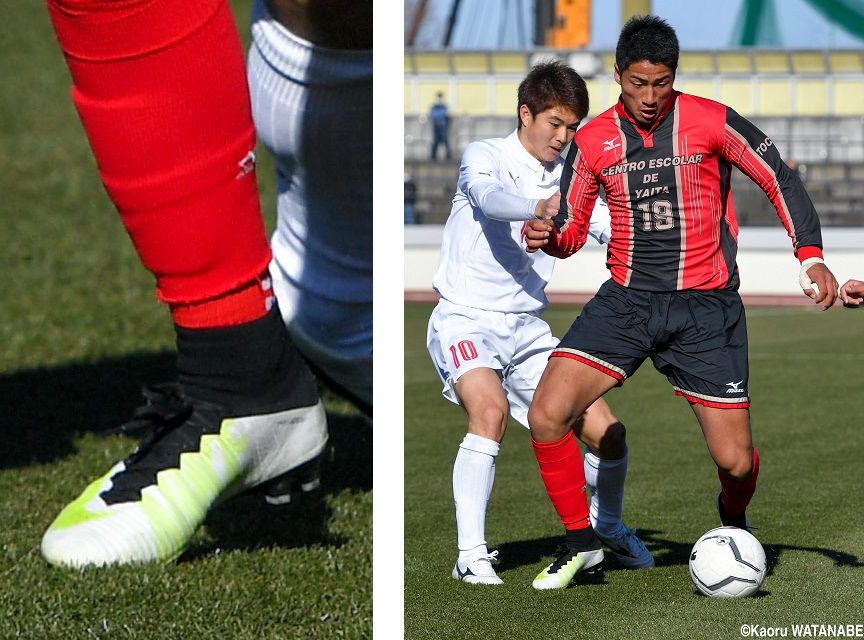 矢板中央 1-0 神村学園 着用スパイク 第96回全国高等学校サッカー