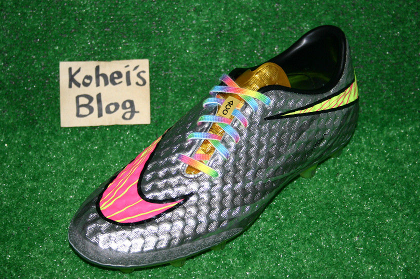 NIKE)REDシューレース＋ハイパーヴェノム リキッドダイヤモンド