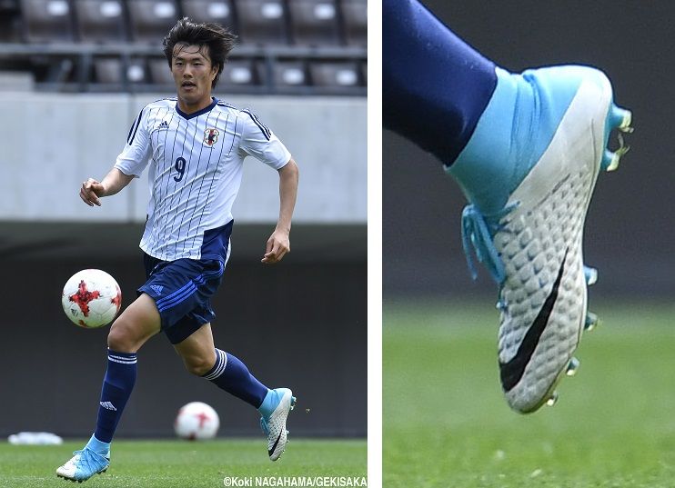 誰もが知ってる森島司選手‼️サッカースパイク　ナイキ　マジスタオーパス　日本未発売 U-20日本代表 着用スパイクデータ 【U-20ワールドカップ2017