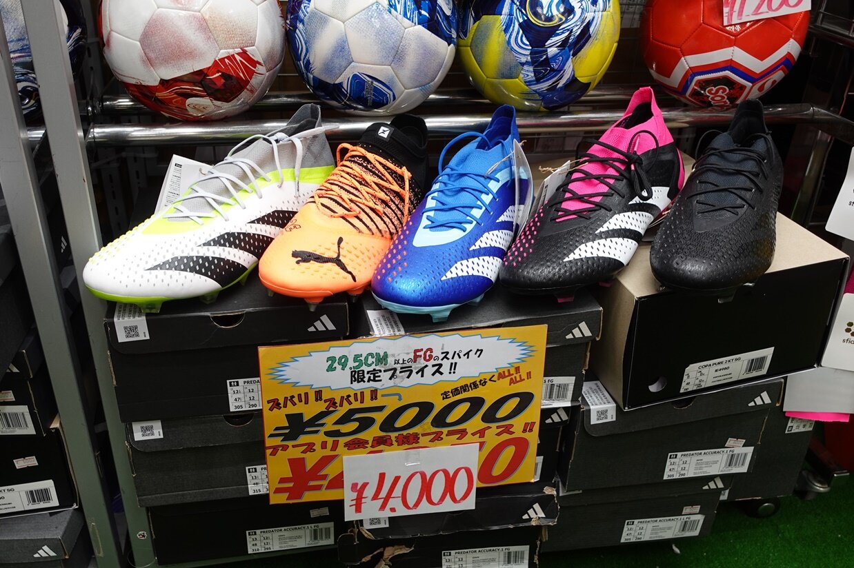 ロンドンスポーツ上野駅前店の新入荷サッカースパイクをレポート【2024