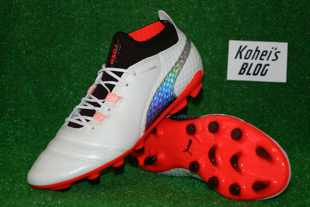 スパイク　27.5㎝　サッカー　プーマワン　17.1 HG PUMA プーマ プーマワン 17.1 HG(ホワイト×ブラック) 104080 01