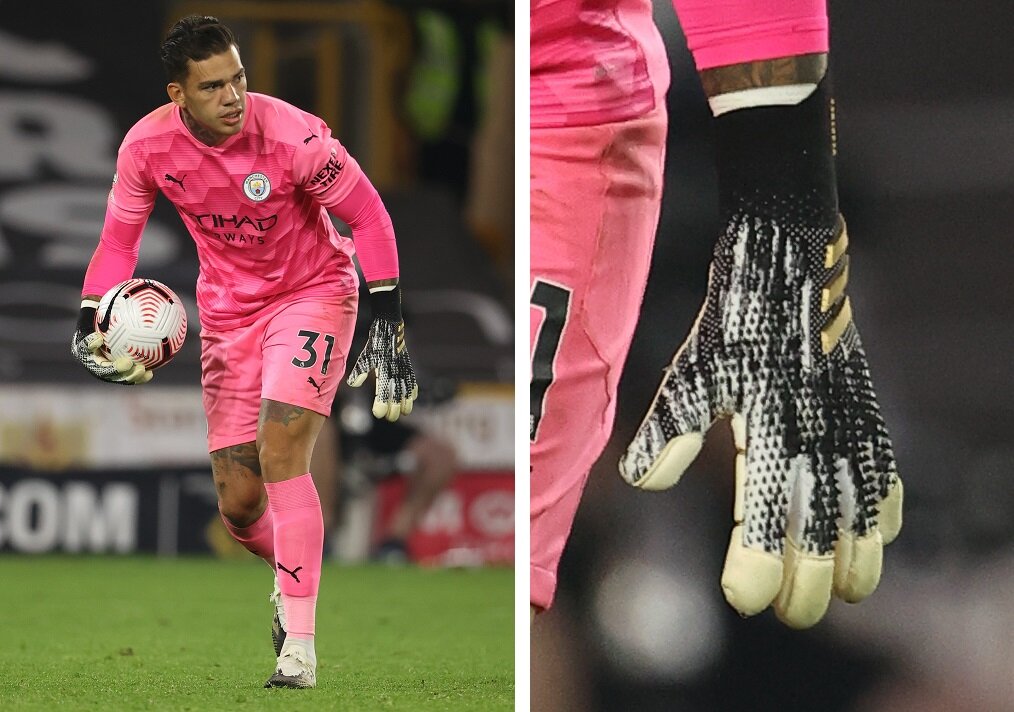 ブラジル代表GKエデルソンがアディダスのスパイクとGKグローブを使用