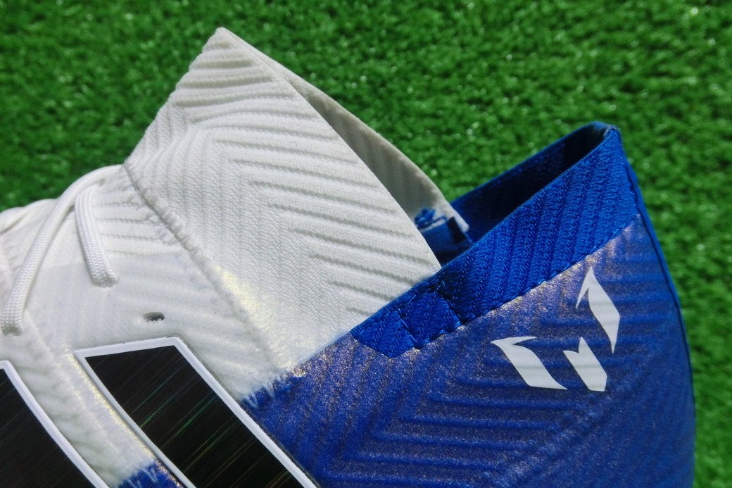 完売品 アディダス ネメシス メッシ 18.1 FG/AG(ホワイト×ブルー) adidas アディダス ネメシス メッシ 18.1 FG/AG(ホワイト×ブルー