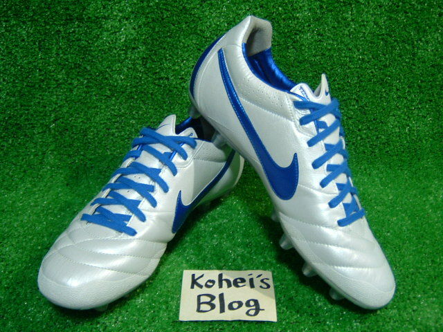 ティエンポレジェンド4 Ⅳ FG 白×青 ナイキ ティエンポレジェンド4 HG-E AF インプレ : Kohei's BLOG