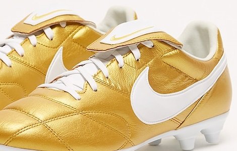 新色】 NIKE プレミア2 FG (ゴールド×ホワイト) 10R
