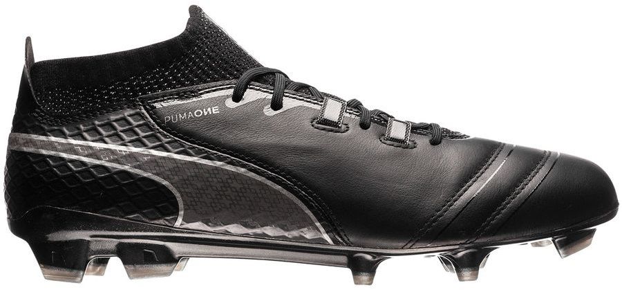 PUMA プーマ ワン 5.1FG/AG（ブラック） Puma One 5.1 FG/AG - Puma Black/Energy Red/Aged Silver
