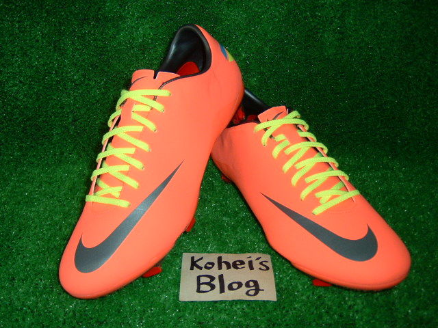 NIKE)REDシューレース＋マーキュリアルヴェイパー8 FG : Kohei's BLOG